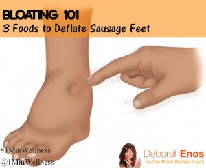 Bloating 101 | 3 Tips to Deflate Sausage Feet
